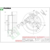 5477 PILENGA Гальмівний диск