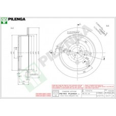 5477 PILENGA Гальмівний диск