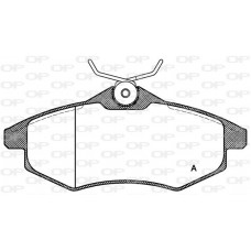 BPA0881.00 OPEN PARTS КомплеК т гальмівних колодок, дискове гальмо