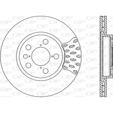 BDA1674.20 OPEN PARTS Гальмівний диск