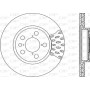 BDA1674.20 OPEN PARTS Гальмівний диск
