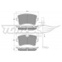 TX 16-81 TOMEX Brakes Комплект гальмівних колодок дисковий гальм