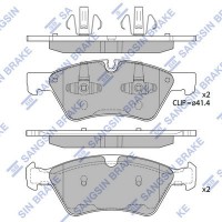 SP2189 Hi-Q Комплект гальмівних колодок дисковий гальм