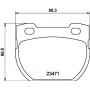 8DB 355 010-921 HELLA PAGID Комплект гальмівних колодок дисковий гальм