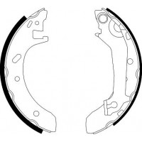 8DB 355 001-461 HELLA PAGID Комплект гальмівних колодок