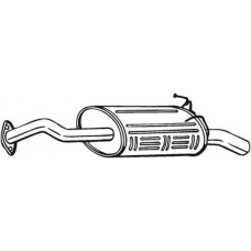 163-063 BOSAL Глушник вихлопних газів кінцевий