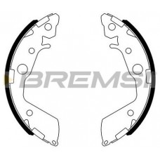 GF0718 BREMSI Комплект гальмівних колодок
