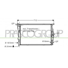 BM024R005 PRASCO Радіатор охолодження двигуна