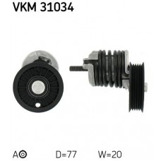 VKM 31034 SKF натяжний ролик, Поліклиновий ремінь