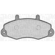 363916060269 MAGNETI MARELLI Комплект гальмівних колодок дисковий гальм