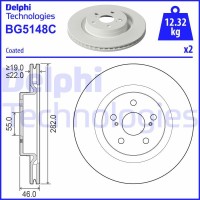 BG5148C DELPHI Гальмівний диск