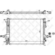 10-26462-SX STELLOX Радіатор охолодження двигуна