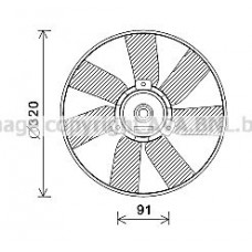 VN7538 AVA QUALITY COOLING Вентилятор охолодження двигуна