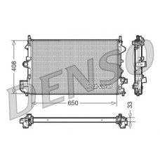 DRM20088 DENSO Радіатор охолодження двигуна