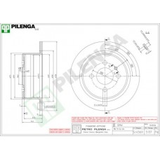 5137 PILENGA Гальмівний диск