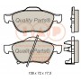 704-17181 IAP QUALITY PARTS Комплект гальмівних колодок дисковий гальм