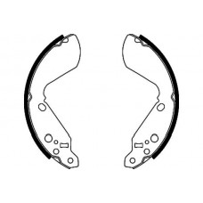 KBS-8919 KAVO PARTS Комплект гальмівних колодок