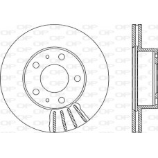BDA1151.20 OPEN PARTS Гальмівний диск