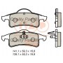 704-10045 IAP QUALITY PARTS Комплект гальмівних колодок дисковий гальм