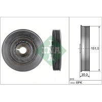 WG1254405 WILMINK GROUP Ремінний шків колінчастий вал