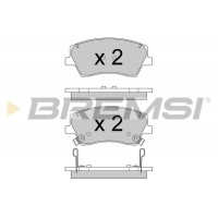 BP3766 BREMSI Комплект гальмівних колодок дисковий гальм