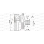 CVJ5368.10 OPEN PARTS Шарнирный комплект, Привідний вал