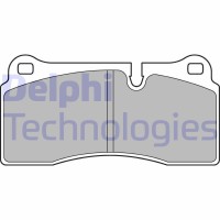 LP2448 DELPHI Комплект гальмівних колодок дисковий гальм