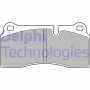 LP2448 DELPHI Комплект гальмівних колодок дисковий гальм