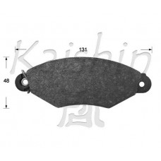 FK10167 KAISHIN Комплект гальмівних колодок дисковий гальм