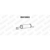 BW10003 VENEPORTE Глушник вихлопних газів кінцевий