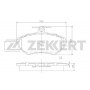 BS-2387 ZEKKERT Комплект гальмівних колодок дисковий гальм