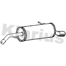220926 KLARIUS Глушник вихлопних газів кінцевий