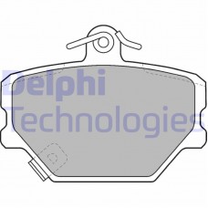 LP1465 DELPHI Комплект гальмівних колодок дисковий гальм