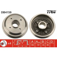 DB4159 TRW Гальмівний барабан
