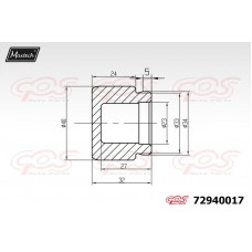 72940017 MAXTECH Поршень корпус скоби гальма