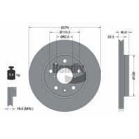 BDS1936 BENDIX Braking Гальмівний диск