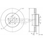 TX 72-23 TOMEX Brakes Гальмівний диск