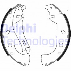 LS1847 DELPHI Комплект гальмівних колодок