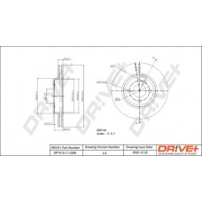 DP1010.11.0598 Dr!ve+ Гальмівний диск