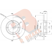 78RBD21160 R BRAKE Гальмівний диск