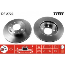 DF2722 TRW Гальмівний диск