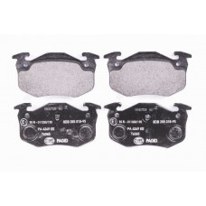 8DB 355 018-951 HELLA Комплект гальмівних колодок дисковий гальм