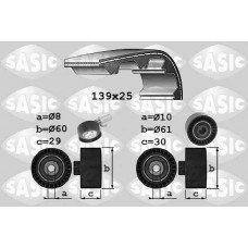 Комплект ременя ГРМ SASIC 1750038