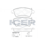 181525-701 ICER Комплект гальмівних колодок дисковий гальм
