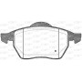 BPA0390.02 OPEN PARTS Комплект гальмівних колодок дисковий гальм