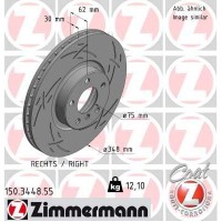 150.3448.55 ZIMMERMANN Гальмівний диск