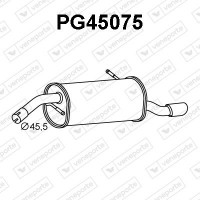 PG45075 VENEPORTE Глушник вихлопних газів кінцевий