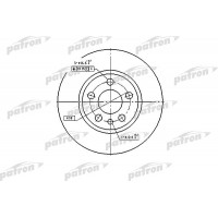 PBD2754 PATRON Гальмівний диск
