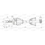 DRS6100.00 OPEN PARTS Привідний вал