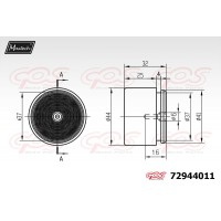 72944011 MAXTECH Поршень корпус скоби гальма